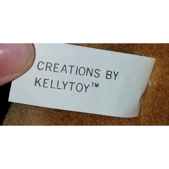 Creations By Kellytoy Brown Puppy Dog Plush 10" Stuffed Animal Toy Brown Bow - Picture 9 of 9